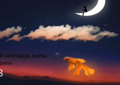 Лунный календарь рыболова на февраль 2023