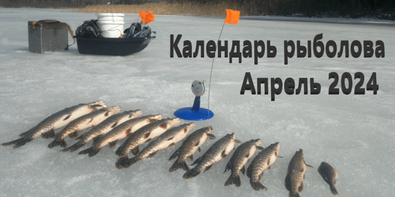 Лунный календарь рыбака на апрель 2024 года