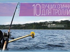 Лучшие троллинговые удилища для троллинга на реке с лодки