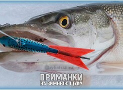 Уловистые приманки для ловли щуки зимой