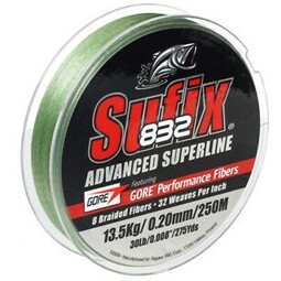 Плетёнка SUFIX 832 Braid Зелёная