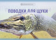 Как выбрать лучший и надёжный поводок для рыбалки на щуку