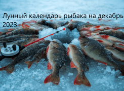 Лунный календарь рыбака на декабрь 2023 года